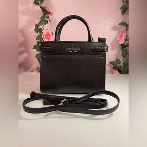 Kate Spade Leather Small Satchel
Bag in Black